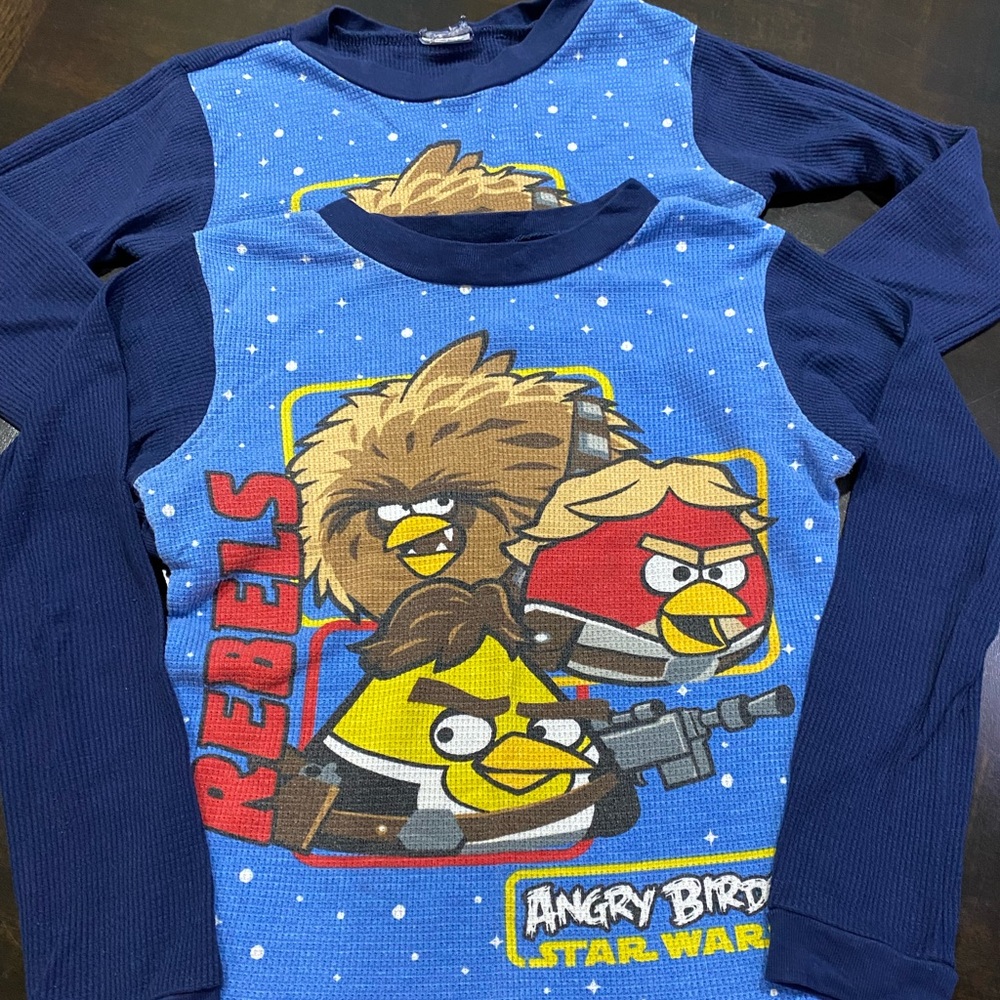2- Set of Pajamas Angry Birds Star Wars Size Boys 10 - Picture 4 of 15